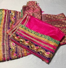 Girls Indian Ethnic Wear, 3 piece Set, Multicolor Lehenga, Choli, dupatta