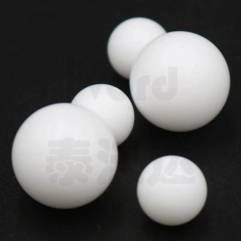 Ø3mm-63mm bianco PTFE sfere PTFE sfere pompe a membrana sfere valvole sfere di tenuta - Immagine 4 di 4
