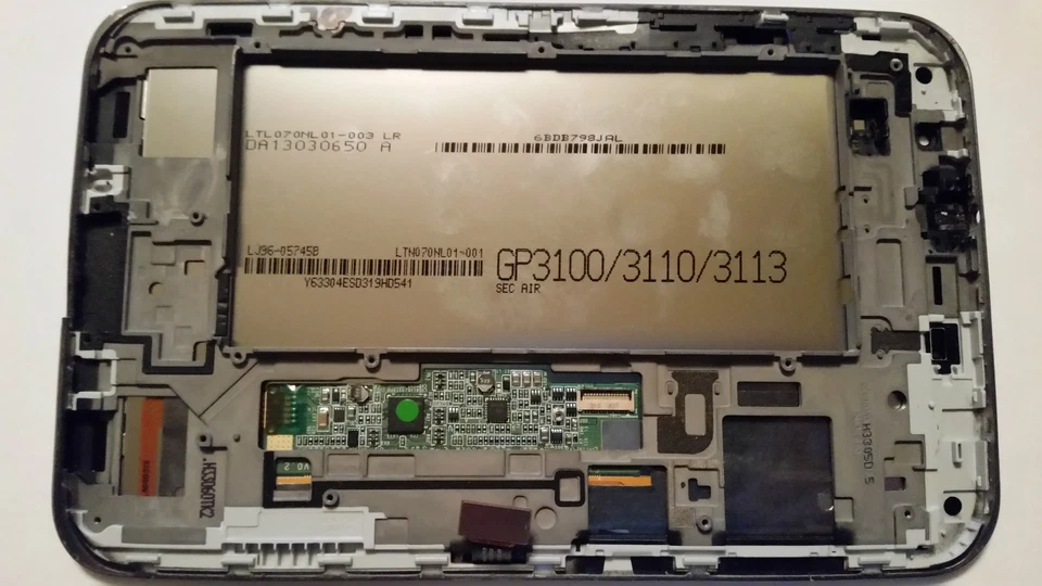 TELA LCD E DIGITALIZADOR DE VIDRO PARA Tablet Samsung Galaxy Tab 2 GT-P3113 7" FABRICANTE DE EQUIPAMENTO ORIGINAL - Imagem 4 de 4