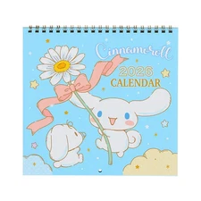 Cinnamoroll  Wall Calendar 2026  M Size Sanrio Japan Japanese Kawaii