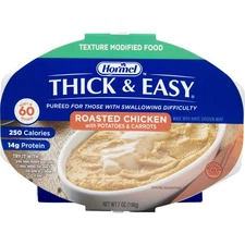 Thick & Easy 60748 Purees Microwave Meal Roasted Chicken Dinner 7 oz 7 Ct