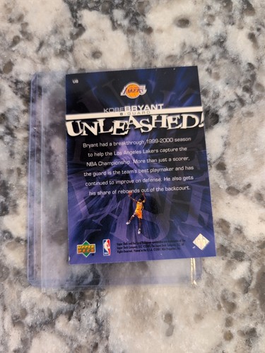 2000-01 Up Deck Game Jersey Edition Unleashed Kobe Bryant #U8 Holo Refractor (2 - Imagen 11 de 16