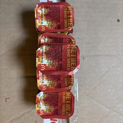 McDonald s Nether Flame Sauce Sealed   Lot of 5