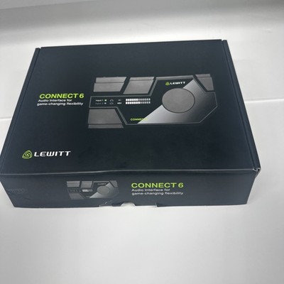 Lewitt Connect 6 DSP-Powered USB-C Audio Interface   for Desktop & Mobile