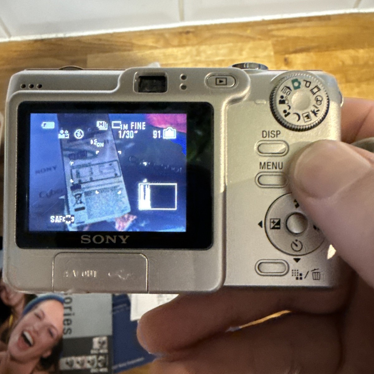 Sony Cyber-shot DSC-W35 7.2MP Digital Camera - Silver for sale