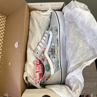 VANS Disney World Park Map 50th Anniversary Old Skool Sneakers -Size M 7.0/W 8.5