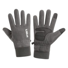 Thermal Fleece Touchscreen Gloves Non Slip Palm for Winter Skiing Cycling