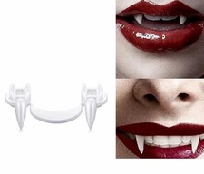 Vampire Teeth Fangs Halloween Cosplay Fake Dentures Costume Makeup Props