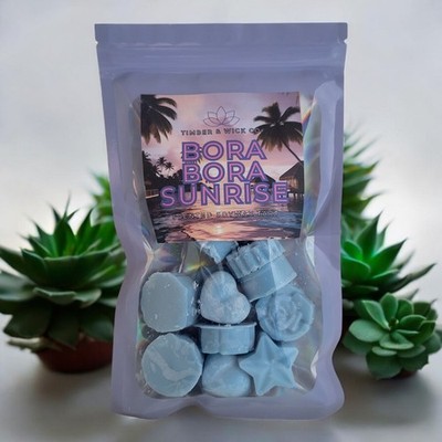 Bora Bora Sunrise Wax Melts,Wax Tarts, 15 Strongly Scented tarts,3.3-3.5oz