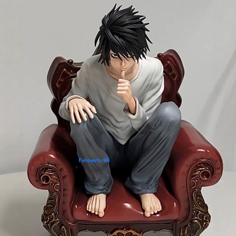 DEATH NOTE L Lawliet PVC Figure Model Statue Sofa Collect