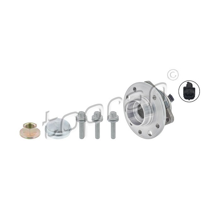 Moyeu de roue avant 1603143 1603243 pour Opel Vectra C berline et break