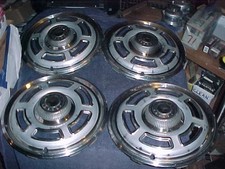 Ford 1965-66 Falcon 14 Set Hubcaps Full Wheel Covers Nice Drivers Caps