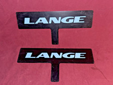   Lot Set of 2 LANGE Ski Boots Retail SIGNS D...