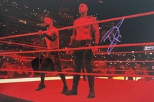 Damian Priest Hand Signed 12x8 Photo WWE Autograph