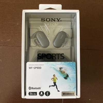 SONY komplett kabelloser Kopfhörer WF-SP900 4GB Speicher eingebaut schwarz WF...