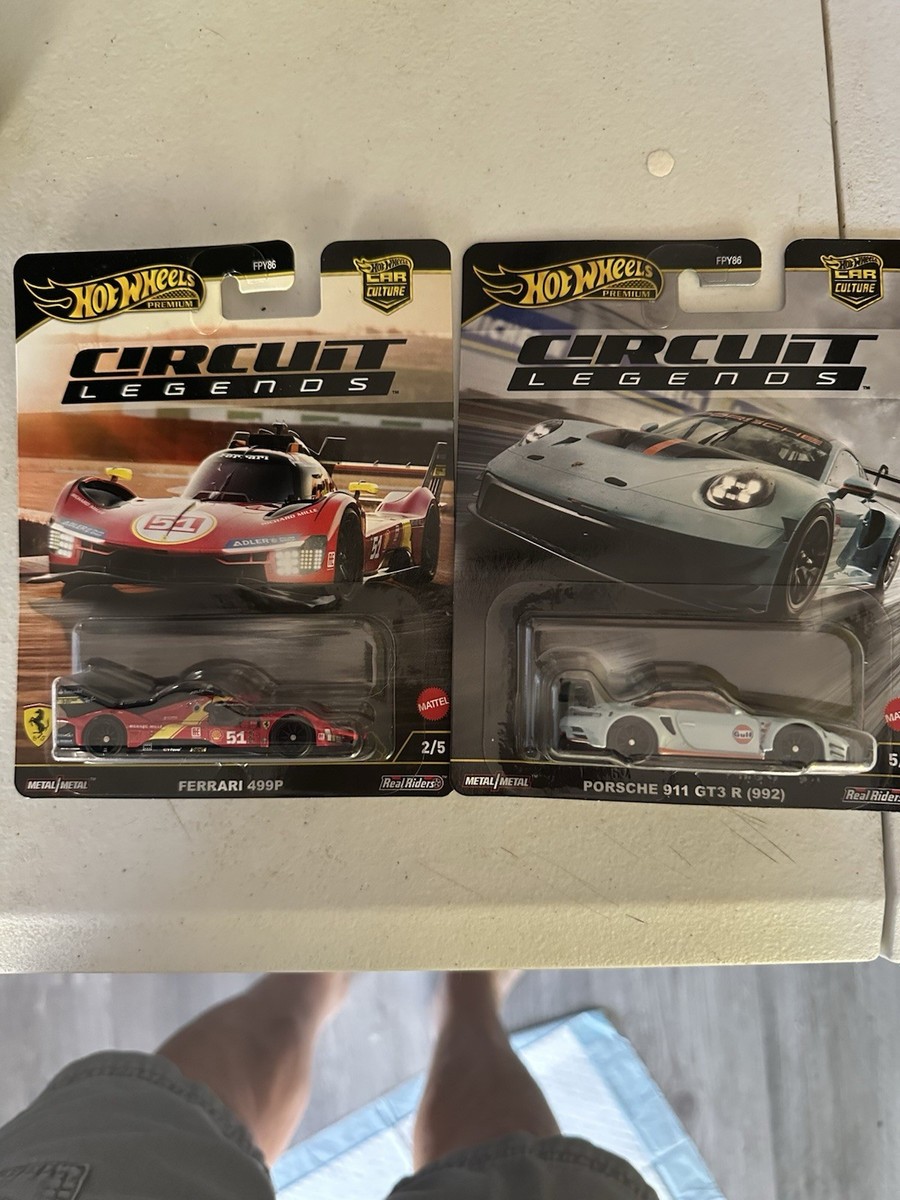 Hot Wheels Circuit Legends Ferrari 499P & Porsche 911 GT3 R