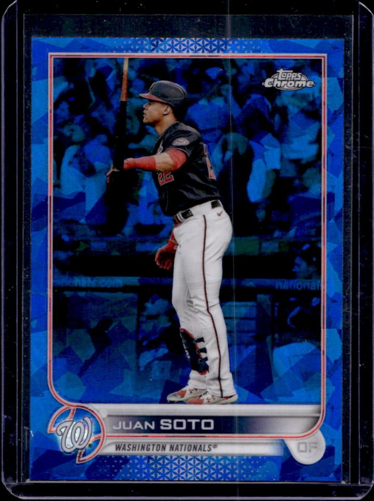 2022 Topps Chrome Sapphire Juan Soto #150 Nationals