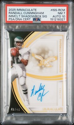 2025 #ISS-RCM RANDALL CUNNINGHAM 46/49 PSA 7 AUTO 10