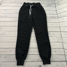FIGS Zamora Jogger Scrub Pants Women's XXS Black