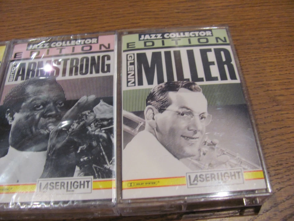 Ella Fitzgerald, Louis Armstrong & Glenn Miller Cassette Tape HTF Jazz Collector - Image 4 of 4