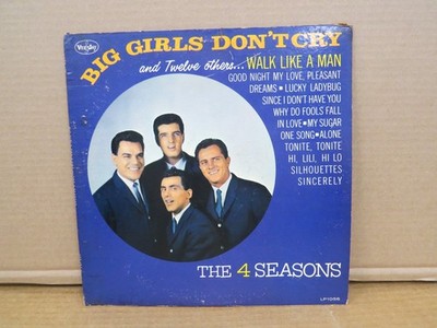The 4 Seasons   Big Girls Don't Cry LP 1963 Vee-Jay Doo-Wop Pop 33 RPM