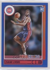 2021-22 Panini NBA Hoops Rookies Blue Isaiah Livers #208 0ct7