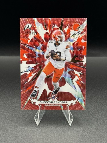 2025 Topps Resurgence Shedeur Sanders #121 (RC) Cleveland Browns Red /199