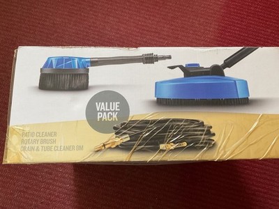 NILFISK Value Pack Power Patio Rotier Bürste f Terrassenreiniger & 8mSchlauch