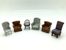 UNBRANDED & BRITAINS TOY SOLDIERS SIX CHAIRS 54MM UNBOXED