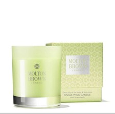 Molton Brown Single Wick Candle Fragranced Candle Dewy Of Lily Scents 180g