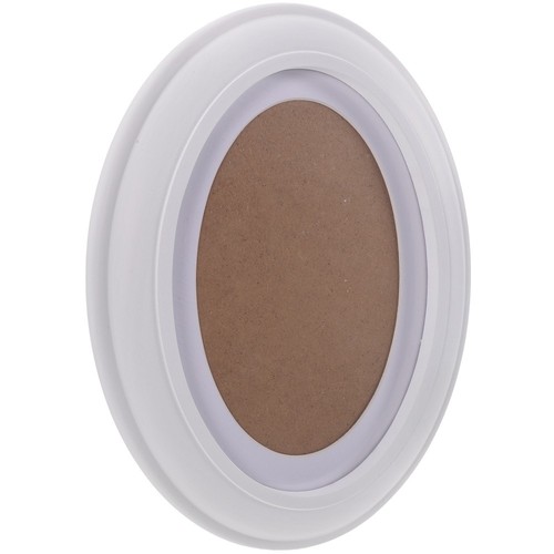 7 Inch Solid Wood Photo Frame Home Decor Unfinished Oval Picture - Picture 3 of 11