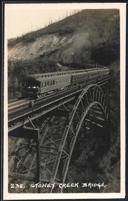 Ansichtskarte British Columbia, Stoney Creek Bridge 