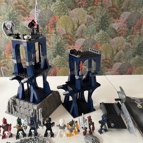 2006 vintage LEGO Bionicle 8893 Lava Chamber Gate INCOMPLETE Parts SOLD As Is