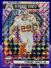 2025 Panini Mosaic - Tyrone Tracy Jr. #164 Reactive Purple Mosaic Prizm