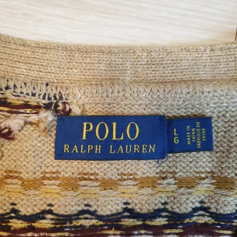 Polo Ralph Lauren Fair Isle Wappen Cardigan - Size L