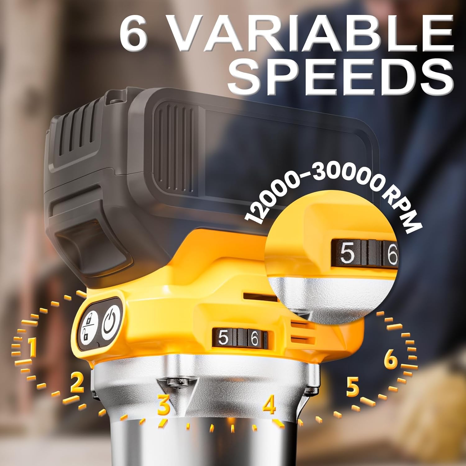 DEWALT DCW600B 20V MAX XR Brushless Cordless Compact Router (Tool Only) New