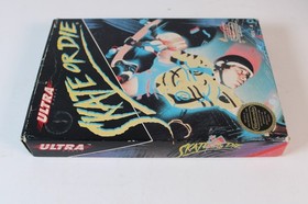 Skate or Die (Nintendo NES) W/ game, box, manual, sleeve, tested