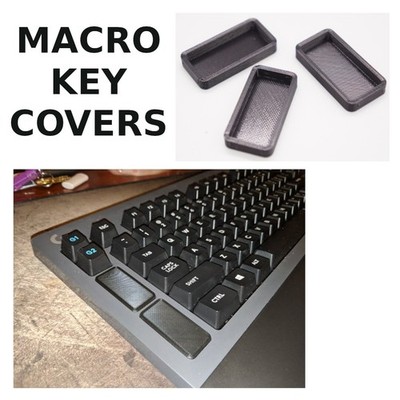 Macro Key Delete Covers *3-Pack* for Logitech G613 Wireless Keyboard WHITE ONLY