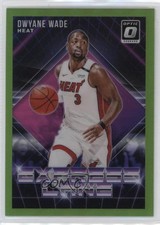2018 Panini Donruss Optic Express Lane Lime Green Prizm /149 Dwyane Wade HOF 7xr