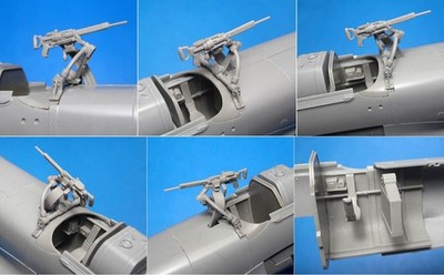 1/48 Iljuschin Il-2 Field Modified Turret + Decal Resin Upgrade Vector VDS48128