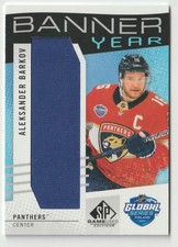 2025-26 SP GAME USED GLOBAL SERIES BANNER YEAR RELICS ALEKSANDER BARKOV FLORIDA