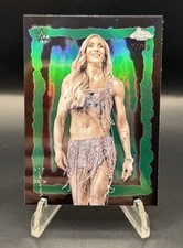 2025 WWE Cactus Jack Charlotte Flair Festival Fury Green Refractor /99 #FVF-17