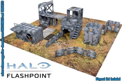 HALO: FLASHPOINT 3D TERRAIN SET Mantic Board Game