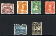 New Brunswick 1860-1863 Scott# 6-11 Mint VF OG/NO GUM Scarce Gem