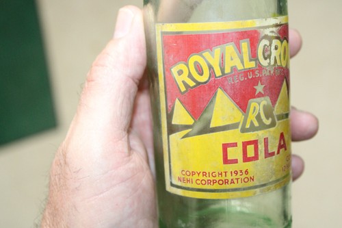 BRUNSWICK GA RC ROYAL CROWN SODA BOTTLE 12 OZ ACL PYRAMID SCARCE - Picture 4 of 8