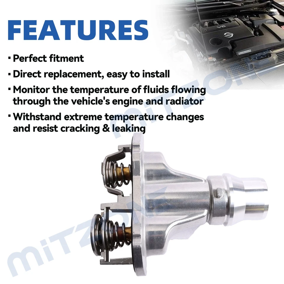 Engine Thermostat Housing for 08-10 Ford F-250 F-350 F-450 Super Duty 6.4L Turbo - Image 3 of 4