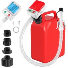 Automatic Fuel Transfer Pump with Auto-Stop Sensor, 3.2 GPM, 51'' Hose, Gas C...