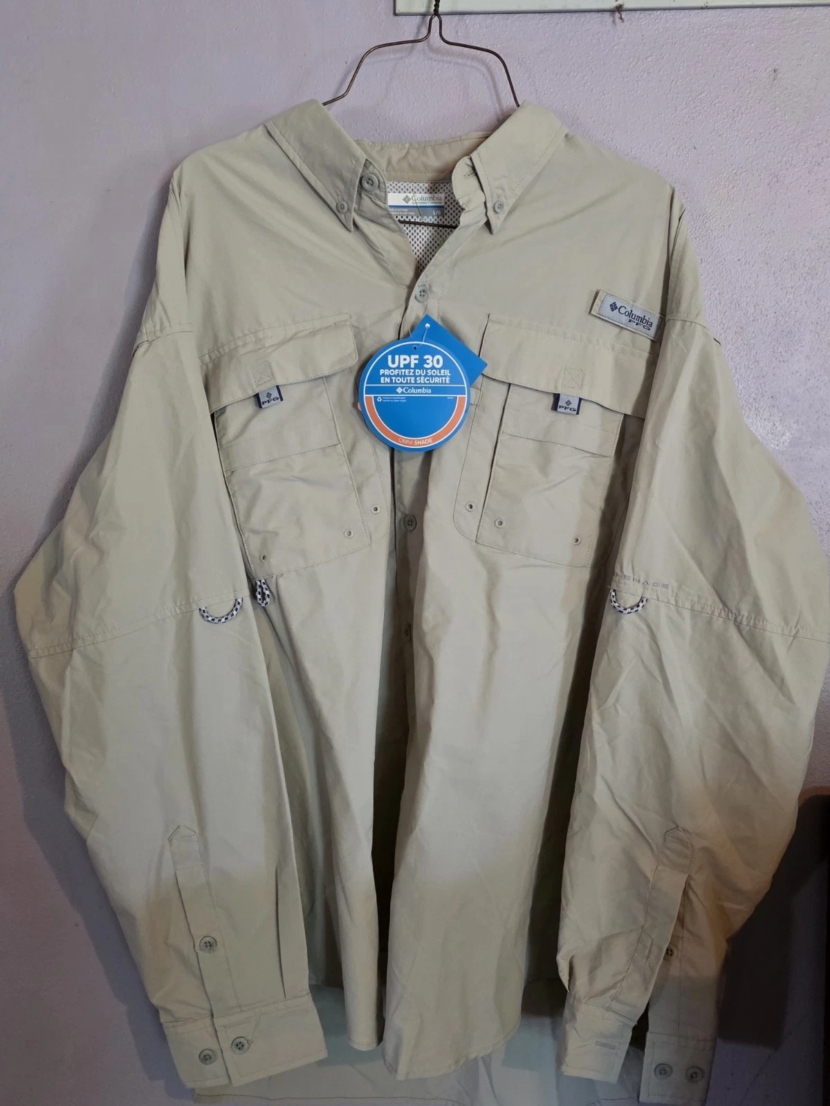 New With Tags Columbia PFG Performance Fishing Gear Shirt