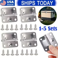 1-5Pcs Replacement Coleman Cooler Hinges for Cooler Stainless Steel Hinge Parts