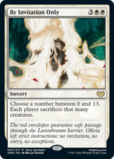 By Invitation Only Light Play, English Magic the Gathering MTG Innistrad: Crimso